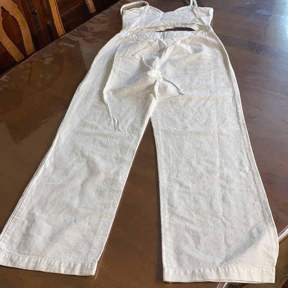 WHITE Peekaboo denim bustier - Picture 10 of 13